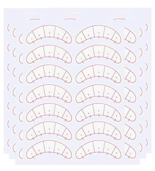 Lash Mapping Stickers